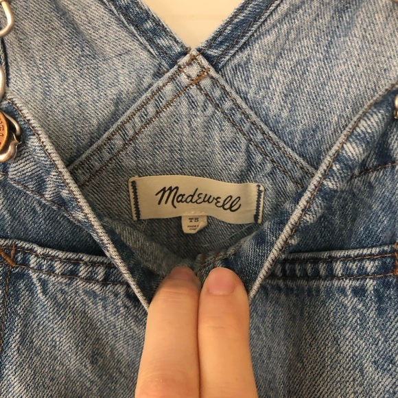 Madewell Light Blue Denim Overalls - Picture 3 of 3